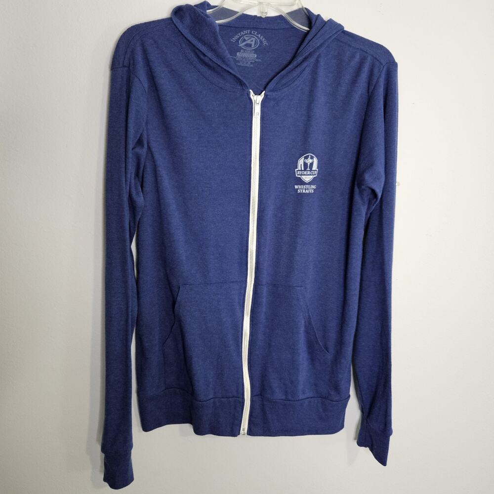 2020 Ryder Cup Whistling Straits Ltwt Hooded Jacket Full-Zip Pockets Sz M